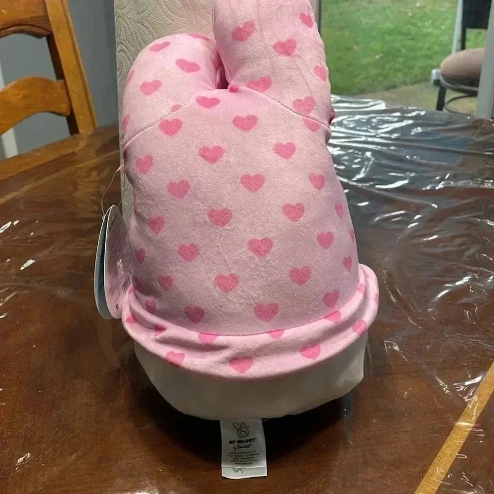 Squishmellow Sanrio hello kitty my melody pink heart 8”